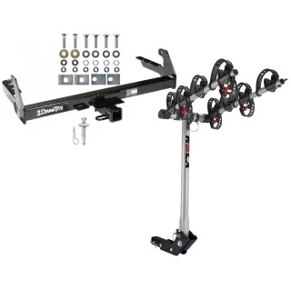 Trailer Tow Hitch For 87-04 Dodge Dakota All Models w/ 4 Bike Carrier Rack