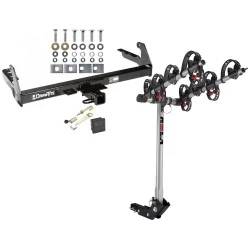 Trailer Tow Hitch For 87-04 Dodge Dakota All Models 4 Bike Rack w/ Hitch Lock and Cover