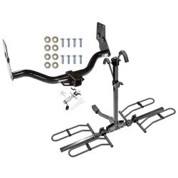 Trailer Tow Hitch For 96-04 Nissan Pathfinder 97-03 INFINITI QX4 Platform Style 2 Bike Rack w/ Anti Rattle Hitch Lock