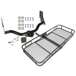 Trailer Tow Hitch For 96-04 Nissan Pathfinder 97-03 INFINITI QX4 Basket Cargo Carrier Platform Hitch Lock and Cover