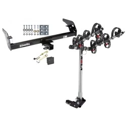 Trailer Tow Hitch For 95-04 Toyota Tacoma All Models 4 Bike Rack w/ Hitch Lock and Cover