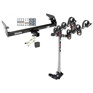 Trailer Tow Hitch For 95-04 Toyota Tacoma All Models 4 Bike Rack w/ Hitch Lock and Cover