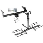 Trailer Tow Hitch For 95-04 Toyota Tacoma All Models Platform Style 2 Bike Rack w/ Anti Rattle Hitch Lock