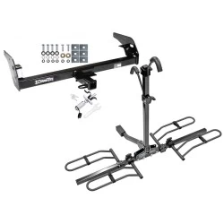 Trailer Tow Hitch For 95-04 Toyota Tacoma All Models Platform Style 2 Bike Rack w/ Anti Rattle Hitch Lock