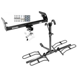 Trailer Tow Hitch For 95-04 Toyota Tacoma All Models Platform Style 2 Bike Rack w/ Anti Rattle Hitch Lock