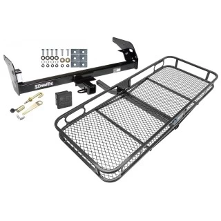 Trailer Tow Hitch For 95-04 Toyota Tacoma All Models Basket Cargo Carrier Platform Hitch Lock and Cover