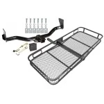 Trailer Tow Hitch For 95-05 Chevy Blazer 95-04 GMC Jimmy 96-04 Bravada Basket Cargo Carrier Platform Hitch Lock and Cover