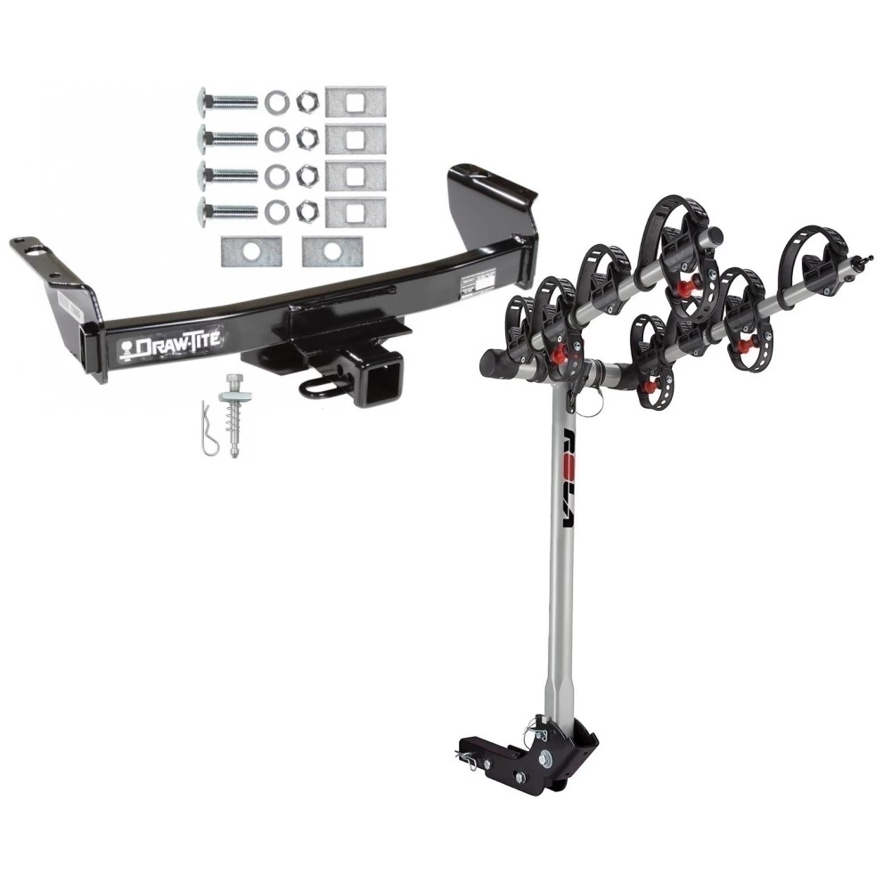 Custom Fit Trailer Hitch 4 Bike Carrier Installation Hardware Installation Instructions 75082 59401 Draw-Tite Trailer Tow Hitch 83-12 Ranger Mazda B Series 2" Towing Receiver 4 Bike Carrier Rack 83 84 85 86 87 88 89 90 91 92 93 94 95 96 97 98 99 00 Trailer Tow Hitch For 83-12 Ford Ranger Mazda B Series 2" Towing Receiver w/ 4 Bike Carrier Rack