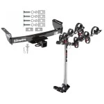 Custom Fit Trailer Hitch 4 Bike Carrier Installation Hardware Installation Instructions 75082 59401 Draw-Tite Trailer Tow Hitch 83-12 Ranger Mazda B Series 2" Towing Receiver 4 Bike Carrier Rack 83 84 85 86 87 88 89 90 91 92 93 94 95 96 97 98 99 00 Trailer Tow Hitch For 83-12 Ford Ranger Mazda B Series 2" Towing Receiver w/ 4 Bike Carrier Rack