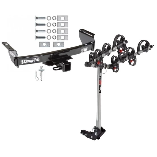 Custom Fit Trailer Hitch 4 Bike Carrier Installation Hardware Installation Instructions 75082 59401 Draw-Tite Trailer Tow Hitch 83-12 Ranger Mazda B Series 2" Towing Receiver 4 Bike Carrier Rack 83 84 85 86 87 88 89 90 91 92 93 94 95 96 97 98 99 00 Trailer Tow Hitch For 83-12 Ford Ranger Mazda B Series 2" Towing Receiver w/ 4 Bike Carrier Rack