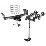 Trailer Tow Hitch For 83-11 Ford Ranger 94-09 Mazda B Series 2" Towing Receiver 4 Bike Rack w/ Hitch Lock and Cover