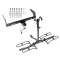 Trailer Tow Hitch For 96-04 Chevy S10 GMC Sonoma Isuzu Hombre Platform Style 2 Bike Rack w/ Anti Rattle Hitch Lock