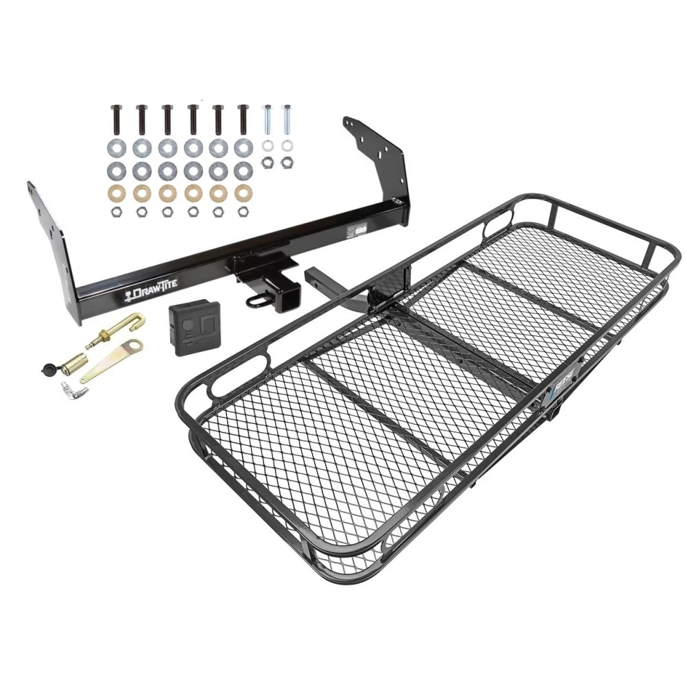 Trailer Tow Hitch For 96-04 Chevy S10 GMC Sonoma Isuzu Hombre Basket Cargo Carrier Platform Hitch Lock and Cover