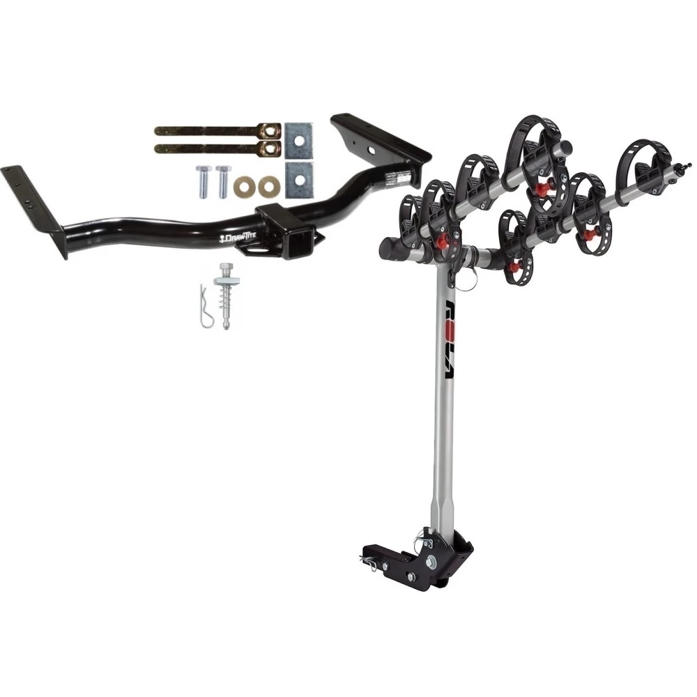 Custom Fit Trailer Hitch 4 Bike Carrier Installation Hardware Installation Instructions 75091 59401 Draw-Tite Trailer Tow Hitch 96-02 Toyota 4Runner 4 Bike Carrier Rack 96 97 98 99 00 01 02 1996 1997 1998 1999 2000 2001 2002 Trailer Tow Hitch For 96-02 Toyota 4Runner w/ 4 Bike Carrier Rack