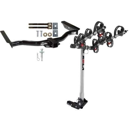 Custom Fit Trailer Hitch 4 Bike Carrier Installation Hardware Installation Instructions 75091 59401 Draw-Tite Trailer Tow Hitch 96-02 Toyota 4Runner 4 Bike Carrier Rack 96 97 98 99 00 01 02 1996 1997 1998 1999 2000 2001 2002 Trailer Tow Hitch For 96-02 Toyota 4Runner w/ 4 Bike Carrier Rack