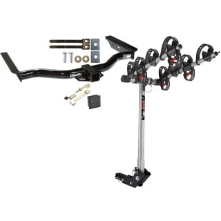 Trailer Tow Hitch For 96-02 Toyota 4Runner All Models 4 Bike Rack w/ Hitch Lock and Cover