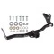 75093 1998 1999 2000 2001 2002 98 99 00 01 02 Honda Passport w/Under Vehicle Spare Draw-Tite Trailer Tow Hitch Receiver Bar Frame Trailer Tow Hitch For 98-04 Honda Passport Axiom Rodeo w/Under Vehicle Spare