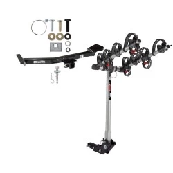 Trailer Tow Hitch For 98-07 Lexus LX470 Toyota Land Cruiser w/ 4 Bike Carrier Rack