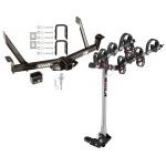 Trailer Tow Hitch For 91-03 Ford Explorer 2001 4-Door Only 91-94 Navajo 97-01 Mountaineer w/ 4 Bike Carrier Rack
