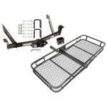 Trailer Tow Hitch For 91-03 Ford Explorer 2001 4-Door Only 91-94 Navajo 97-01 Mountaineer Basket Cargo Carrier Platform w/ Hitch Pin