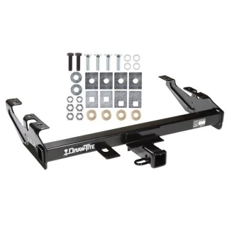 Trailer Tow Hitch For 88-00 Chevy GMC C/K Pickup Standard or Step Bumper 2" Towing Receiver Class 3