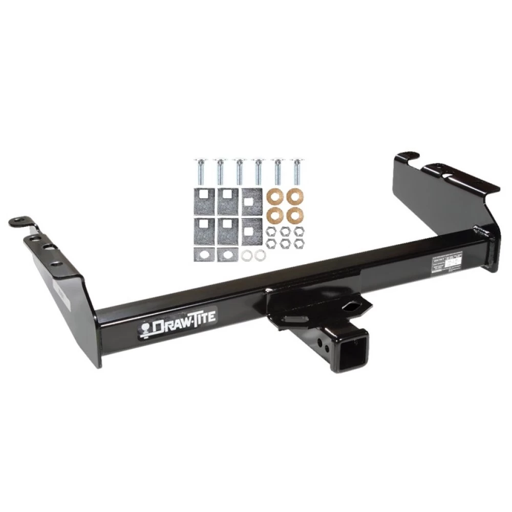 Trailer Tow Hitch For 94-02 Dodge Ram 2500 3500 94-01 1500 Platform Style 2 Bike Rack w/ Anti Rattle Hitch Lock