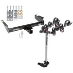 Trailer Tow Hitch For 94-02 Dodge Ram 2500 3500 94-01 1500 w/ 4 Bike Carrier Rack
