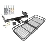 Trailer Tow Hitch For 94-02 Dodge Ram 2500 3500 94-01 1500 Basket Cargo Carrier Platform Hitch Lock and Cover