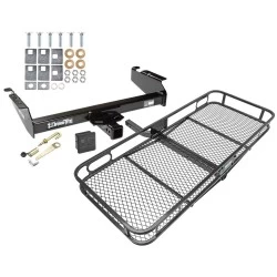 Trailer Tow Hitch For 94-02 Dodge Ram Full Size Pickup Basket Cargo Carrier Platform Hitch Lock and Cover