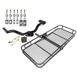 Trailer Tow Hitch For 00-04 Nissan Xterra All Models Basket Cargo Carrier Platform Hitch Lock and Cover