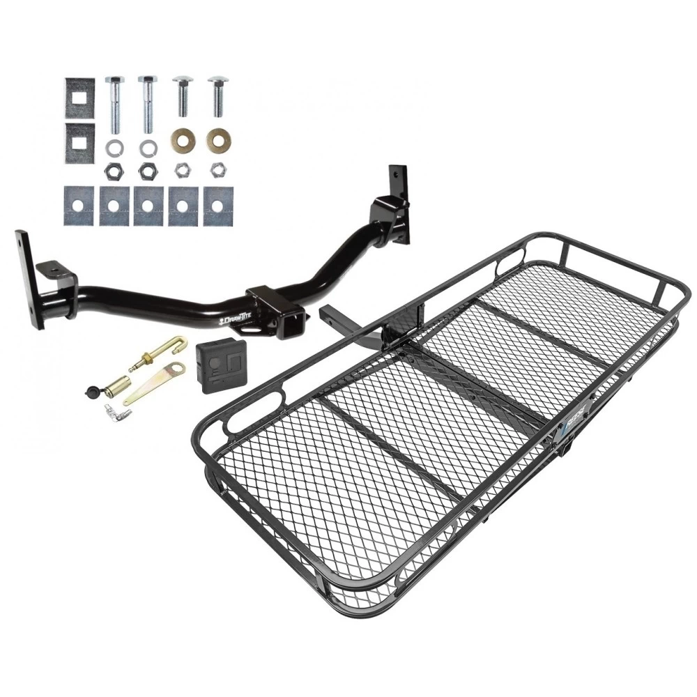 Trailer Tow Hitch For 01-05 Ford Explorer Sport Trac All Models Basket Cargo Carrier Platform Hitch Lock and Cover