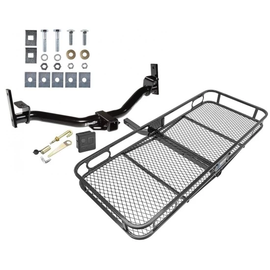 Trailer Tow Hitch For 01-05 Ford Explorer Sport Trac All Models Basket Cargo Carrier Platform Hitch Lock and Cover
