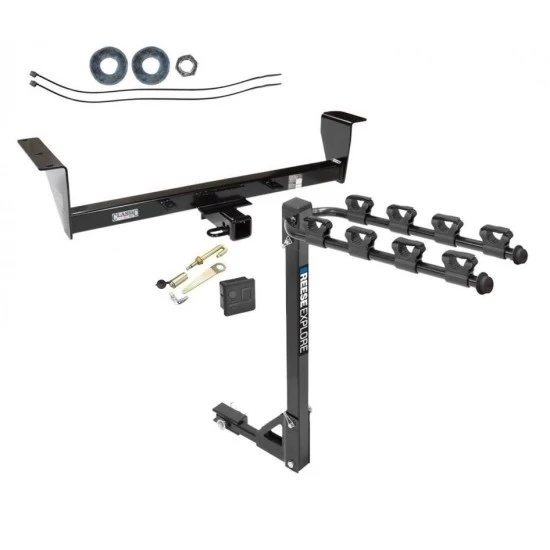 Custom Fit Trailer Hitch 4 Bike Carrier Installation Hardware Installation Instructions 75116 1393100G 63201 7010 Draw-Tite Trailer Tow Hitch 4 Bike Rack 01-06 Mitsubishi Montero Except Sport tilt away adult or child arms fold down carrier Lock and Cover Trailer Tow Hitch w/ 4 Bike Rack For 01-06 Mitsubishi Montero Except Sport tilt away adult or child arms fold down carrier w/ Lock and Cover
