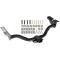 Trailer Tow Hitch For 01-04 Ford Escape Mazda Tribute Platform Style 2 Bike Rack w/ Anti Rattle Hitch Lock