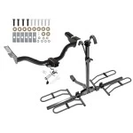 Trailer Tow Hitch For 01-04 Ford Escape Mazda Tribute Platform Style 2 Bike Rack w/ Anti Rattle Hitch Lock
