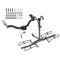 Trailer Tow Hitch For 01-04 Ford Escape Mazda Tribute Platform Style 2 Bike Rack w/ Anti Rattle Hitch Lock