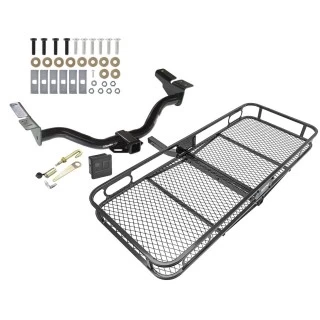 Trailer Tow Hitch For 01-04 Ford Escape Mazda Tribute Basket Cargo Carrier Platform Hitch Lock and Cover