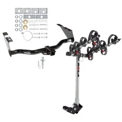 Trailer Tow Hitch For 96-07 Chrysler Dodge Plymouth Town and Country Grand Caravan Voyager Except Stow-n-Go w/ 4 Bike Carrier Rack