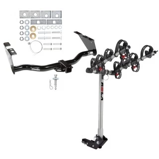 Trailer Tow Hitch For 96-07 Chrysler Dodge Plymouth Town and Country Grand Caravan Voyager Except Stow-n-Go w/ 4 Bike Carrier Rack