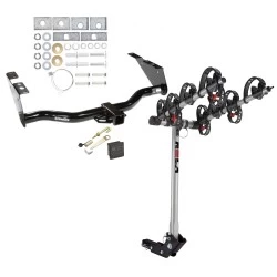 Trailer Tow Hitch For 96-07 Chrysler Dodge Plymouth Town and Country Grand Caravan Voyager Except Stow-n-Go 4 Bike Rack w/ Hitch Lock and Cover