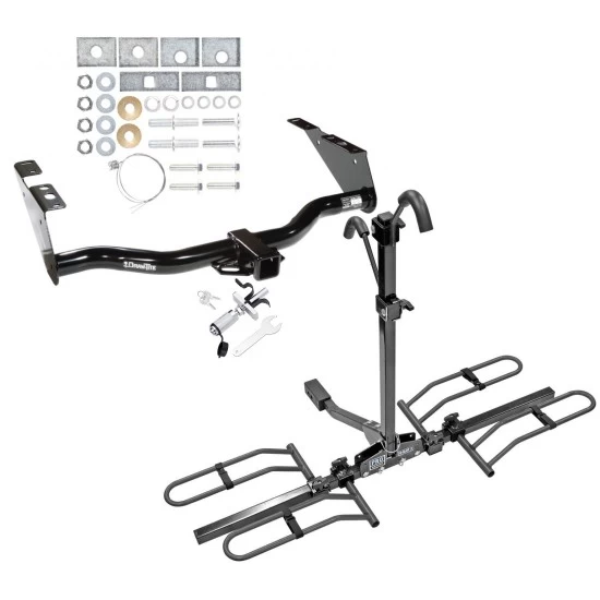 Custom Fit Trailer Hitch 2 Bike Carrier Rail Rack Anti Rattle Device w/ 2 Keys Installation Hardware Installation Instructions 75119 63134 63100 Draw-Tite Trailer Tow Hitch 96-07 Dodge Grand Caravan Chrysler Town & Country Platform Style 2 Bike Rack Trailer Tow Hitch For 96-07 Dodge Grand Caravan Chrysler Town & Country Platform Style 2 Bike Rack w/ Anti Rattle Hitch Lock