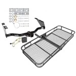 Trailer Tow Hitch For 96-07 Chrysler Dodge Plymouth Town and Country Grand Caravan Voyager Except Stow-n-Go Basket Cargo Carrier Platform Hitch Lock and Cover