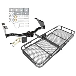 Trailer Tow Hitch For 96-07 Chrysler Dodge Plymouth Town and Country Grand Caravan Voyager Except Stow-n-Go Basket Cargo Carrier Platform Hitch Lock and Cover