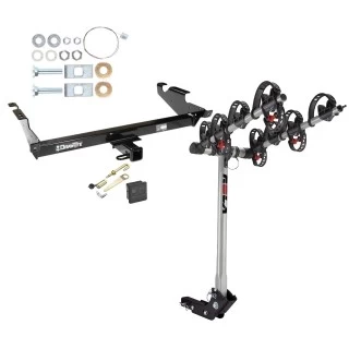 Trailer Tow Hitch For 78-96 Chevy GMC G Series Van Full Size Except Step Bumper 4 Bike Rack w/ Hitch Lock and Cover