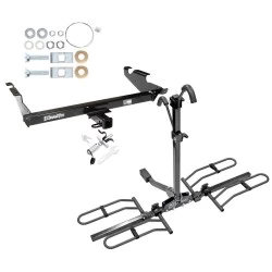 Trailer Tow Hitch For 78-96 Chevy GMC G Series Van Full Size Except Step Bumper Platform Style 2 Bike Rack w/ Anti Rattle Hitch Lock