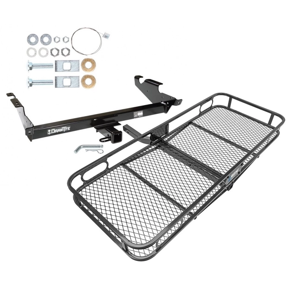 Trailer Tow Hitch For 78-96 Chevy GMC G Series Van Full Size Except Step Bumper Basket Cargo Carrier Platform w/ Hitch Pin