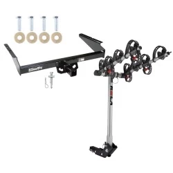 Trailer Tow Hitch For 85-05 Chevy Astro GMC Safari w/ 4 Bike Carrier Rack
