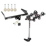 Trailer Tow Hitch For 85-05 Chevy Astro GMC Safari 4 Bike Rack w/ Hitch Lock and Cover