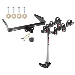 Trailer Tow Hitch For 85-05 Chevy Astro GMC Safari 4 Bike Rack w/ Hitch Lock and Cover