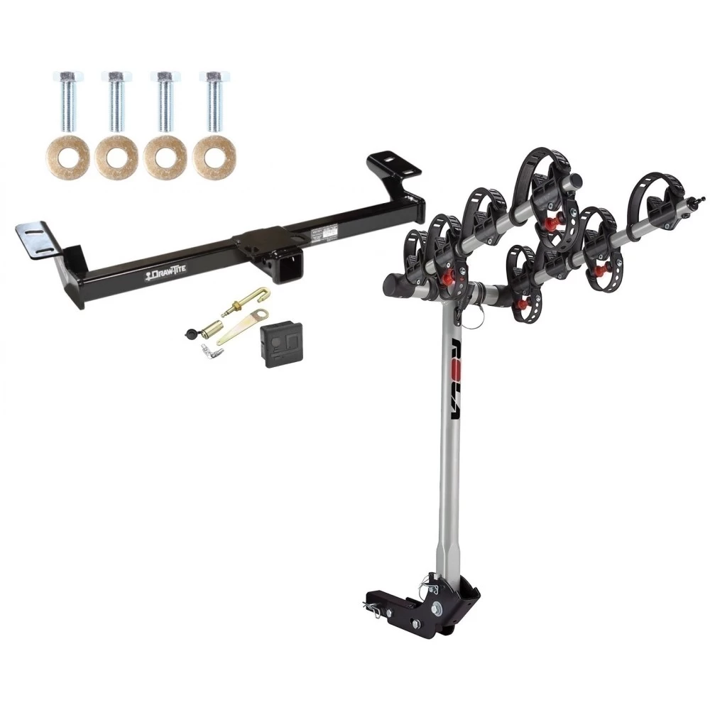 Custom Fit Trailer Hitch 4 Bike Carrier Security J-Pin Rubber Hitch Plug Cover Installation Hardware Installation Instructions 75125 59401 63201 7010 Draw-Tite Trailer Tow Hitch 96-05 Toyota RAV4 All Styles 4 Bike Rack Hitch Lock and Cover 96 97 98 99 00 Trailer Tow Hitch For 96-05 Toyota RAV4 All Styles 4 Bike Rack w/ Hitch Lock and Cover